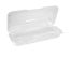 Dart C65UT1, 12x5x3-Inch StayLock Clear Strudel OPS Container with a Hinged Lid, 250/CS