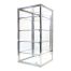 Carib 8H, 12x20-Inch 5-Compartment Upright Display Case with Hinged Door