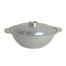 Thunder Group CETW005, 10x4.125-inch Aluminum Sam Bai Wok with Lid and 1-inch Handle, EA