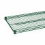 Thunder Group CMEP1424, 14"x24" Epoxy Coated Wire Shelf with 4 Sets of Plastic Clips