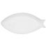 C.A.C. COL-F81, 26 Oz 18-Inch Bright White Porcelain Fish Platter, 6 PC/CS
