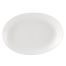 C.A.C. COP-514, 12.5-Inch White Porcelain Coupe Oval Platter, DZ