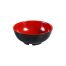 Yanco CR-538 36 Oz Black&Red Melamine Noodle Bowl, 24/CS