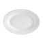 C.A.C. CRO-13, 11.75-Inch Porcelain Embossed Corona Oval Platter, DZ