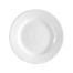 C.A.C. CRO-6, 6.5-Inch Super Bright White Embossed Round Porcelain Plate, 3 DZ/CS