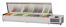 Turbo Air CTST-1800-13-N, 70-inch Counter Top Salad Table Refrigerator, Pan 1/6, 1/3
