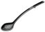 Winco CVPS-15K 15-Inch CURV™ Black Polycarbonate Perforated Spoon, EA