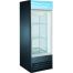 Coldline D10-B 27-inch Black Single Glass Swing Door Merchandising Freezer