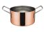 Winco DCWE-204C, 4.25-Inch Dia Stainless Steel Mini Casserole Pot, 2 Handles, Copper Plated