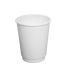 SafePro DWW-12, 12 Oz White Double Wall Paper Hot Cups, 500/CS