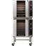Moffat E32D5-2C, Turbofan Double Deck Full Size Digital Convection Oven with Steam Injection and Stainless Steel Stand with Casters, 220-240V, 13 kW