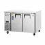 Everest Refrigeration ETF2-24, ETF2-24 47.5-Inch 2 Section Undercounter Freezer with 2 Left/Right Hinged Solid Doors