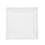 C.A.C. F-SQ8, 9-Inch White Porcelain Square Plate, 2 DZ/CS