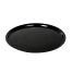 Fineline Settings 	7601-BK 16-Inch Platter Pleasers Round Black Plastic Catering Tray, 25/CS
