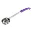 Winco FPP-4P, 4-Ounce Stainless Steel Perforated Food Portioner with Purple Handle, Allergen Free