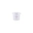 C.A.C. FS2P-1T, 1 Qt Polypropylene Clear Round Food Storage Container