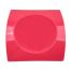 C.A.C. FSB-21-R, 12-Inch Red Porcelain Rectangular Bridge Platter, 4 PC/CS
