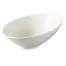 Yanco FU-606 9 Oz 6x3-Inch Porcelain Fuji Bone White Sheer Oval Slanted Bowl, 36/CS