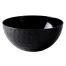 Fineline Settings GBL677.BK, 96 Oz 9-inch Platter Pleasers Black Large Dimpled Bowl, 24/CS
