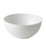 Fineline Settings GВЅ675.WH, 32 Oz 6-inch Platter Pleasers White Small Dimpled Bowl, 24/CS