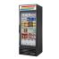 True GDM-26-HC~TSL01, 30-Inch Black Glass Door Refrigerated Merchandiser with LED Lighting - 115V