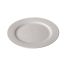 C.A.C. GW-20, 11.25-Inch Porcelain Bone White Dinner Plate, DZ