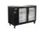 IKON IBB61-2G-24, 61-inch 2 Glass Swing Door Back Bar Refrigerator