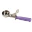 Winco ICD-20P, Ice Cream Disher with Purple Handle, Size 20, Allergen Free