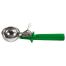Winco ICOP-12, 2.6-Ounce Deluxe Disher with One-Piece Green Handle, Size 12, NSF
