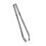 Thunder Group IRSH4403, 4-3/4-Inch 1-Piece Stainless Steel Multifunctional Tong, Curved Tip