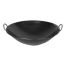 Thunder Group IRWC003, 24x7.25-inch Steel Curved Rim Wok with 2-inch Handle, EA