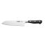 C.A.C. KFST-G71, 7.25-inch Schnell Stainless Steel Santoku Knife with Granton Edge