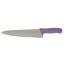 Winco KWP-100P, 10-Inch Stainless Steel Cook's Knife, Purple Handle, NSF