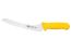Winco KWP-92Y, 9-Inch Stal High Carbon Steel Offset Bread Knife, Polypropylene Handle, Yellow, NSF