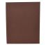 Winco LMD-811BN Brown Two-Views Menu Cover for 8.5x11-Inch Insets