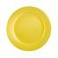 C.A.C. LV-16-Y, 10.5-Inch Yellow Rolled Edge Stoneware Plate, DZ