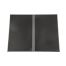 C.A.C. MCC2-14GY, 8.5x14-inch 2-Panel Faux Leather Gray Menu Cover
