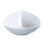 Yanco ML-505 10 Oz 5-Inch Mainland Porcelain Triangle White Bowl, 36/CS