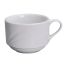 Yanco MM-1-S 7.5 Oz 3.5-Inch Miami Porcelain Deep Round White Stackable Cup, 36/CS