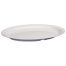 Winco MMPO-139W, 13.25x9.63-Inch Oval Melamine Platters with Narrow Rim, White, 1 Dozen, NSF