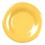 Yanco MS-005YL 5.5-Inch Milestone Melamine Wide Rim Round Yellow Plate, 48/CS