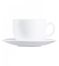 Arcoroc N9349ARC 7.25 Oz Evolutions White Glass Coffee/Tea Cup, 24/CS