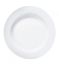 Arcoroc N9394ARC 10" Evolutions Round White Glass Dinner Plate, 24/CS