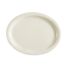 C.A.C. NRC-12, 9.5-Inch Porcelain Oval Platter with Narrow Rim, 2 DZ/CS