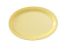 Yanco NS-512Y 12x6.75-Inch Nessico Melamine Oval Yellow Platter With Narrow Rim, 24/CS