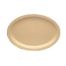 Yanco NS-516T 15.5x10.75-Inch Nessico Melamine Oval Tan Platter With Narrow Rim, DZ