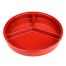 Thunder Group NS608-1R 8.25 Inch Western Nustone Red Melamine Round Deep Divided Server (without Lid), DZ