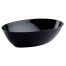 Fineline Settings OB4580.BK, 64 Oz Platter Pleasers Black Oval Luau Bowl, 50/CS