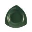 C.A.C. P-77-G, 22 Oz 10.5-Inch Stoneware Green Triangular Pasta Bowl, DZ