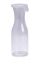 Yanco PC-046 11x3.75-Inch 46 Oz Clear Plastic Wine/Juice Decanter w/Lid, DZ